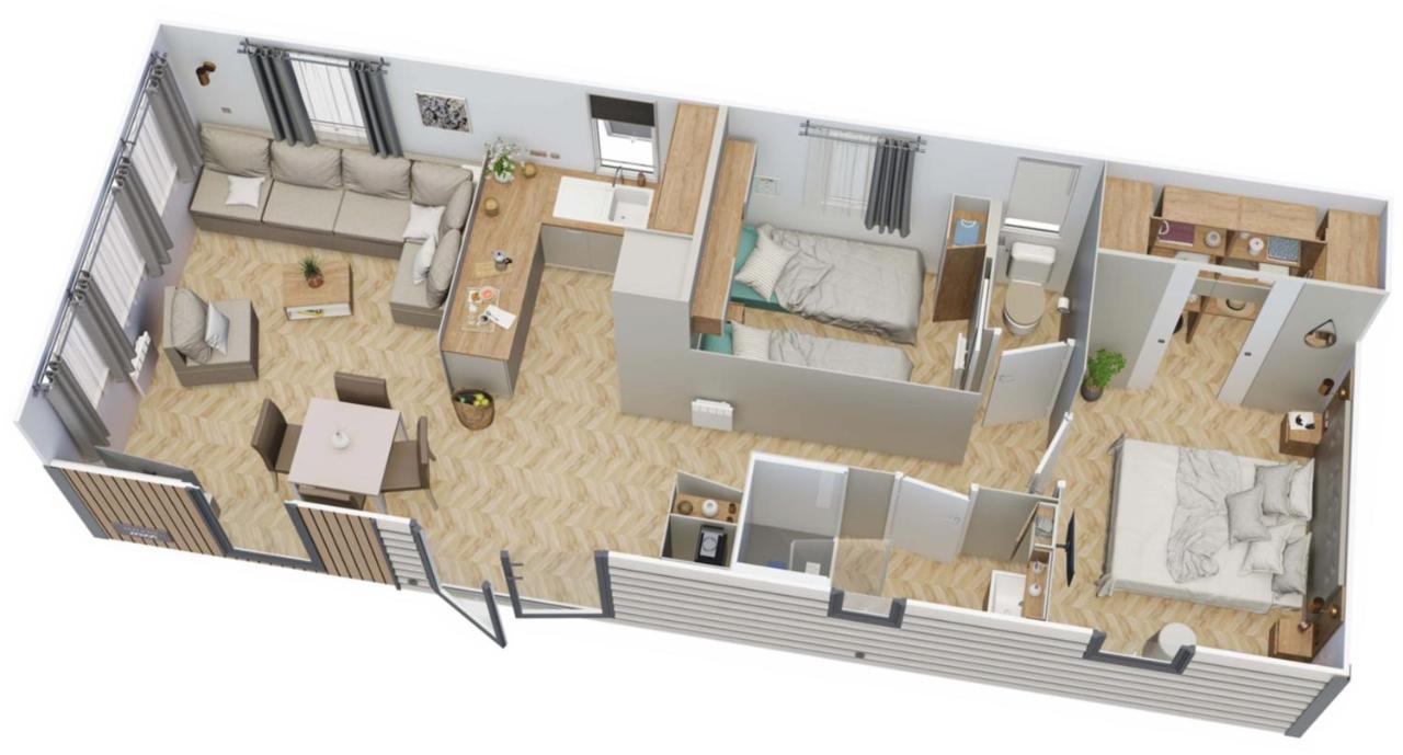 Grand Mobile-Home 45M2 Au Calme Et Au Bord De Mer Saint-Brevin-les-Pins Exterior photo